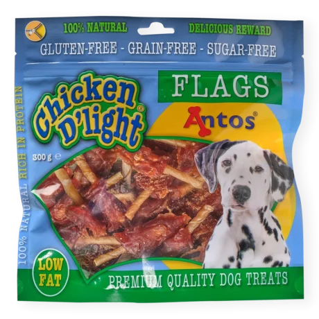 Chicken D'light Flags Dog Treats