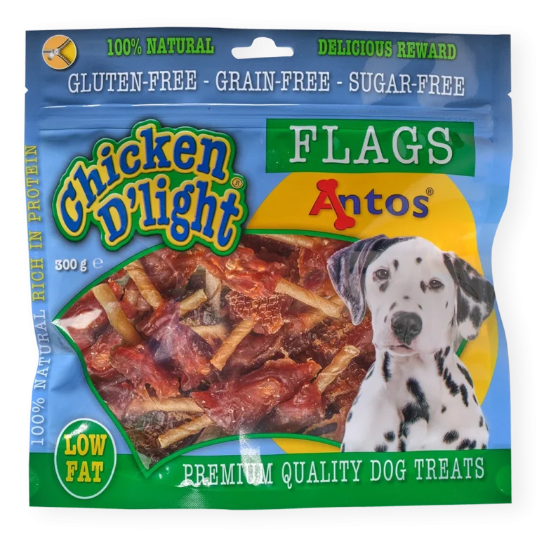 0..Chicken D'light Flags Dog Treats - 300g (1)