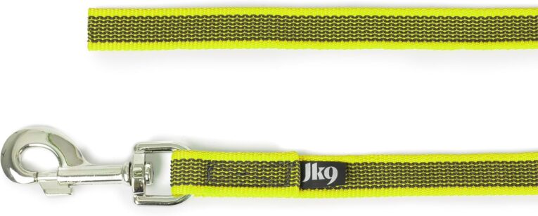 JULIUS-K9 Color & Gray® Super Grip Lead, Neon-Gray 20mm x 3m (3)