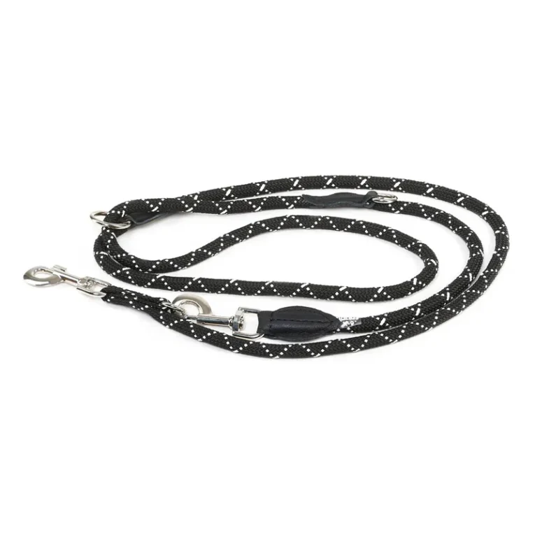 JULIUS-K9 IDC® Adjustable Rope Lead, Black (7)