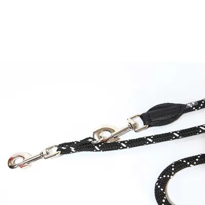JULIUS-K9 IDC® Adjustable Rope Lead, Black (8)