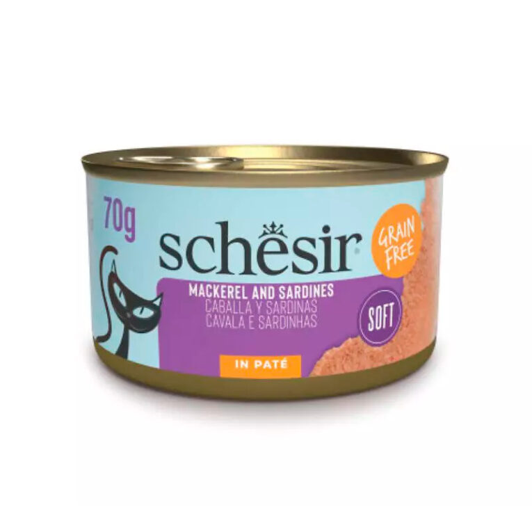 Schesir-Grill-Lata-Pate-Caballa-Sardinas-Calamar-Gatos