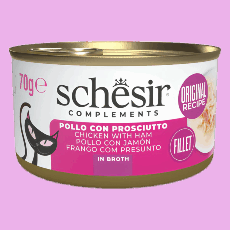 Schesir - Chicken with ham in broth 70g