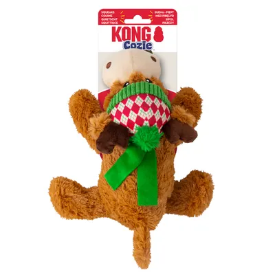 KONG Holiday Cozie Reindeer Dog Toy