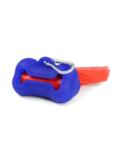 RECORD Silicone dog hygiene bag dispenser Osso Blue