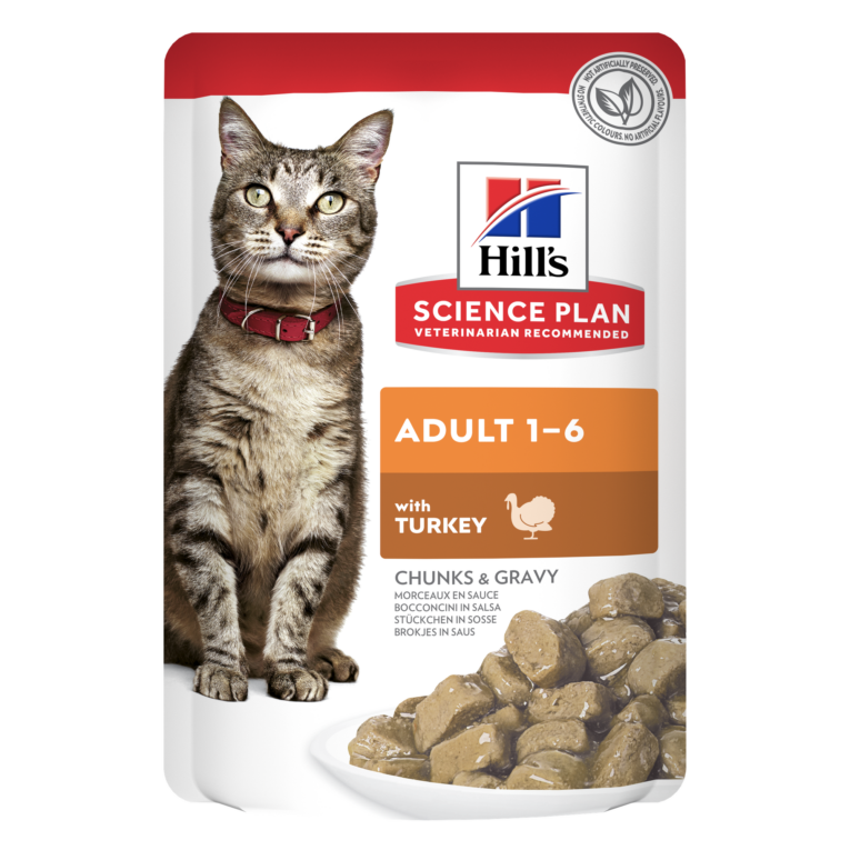 1.Hill's Science Plan Feline Adult Cat Food with Turkey - 85g