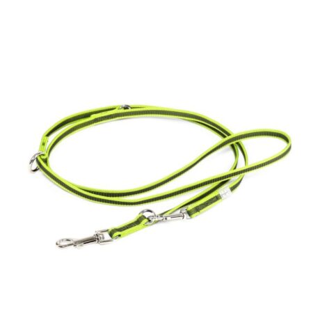 JK-9 Super Grip Double Ended Dog Lead Yellow 20MMX2,2M