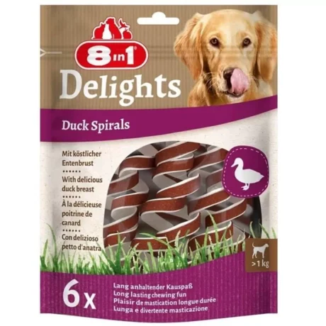 8in1 – Delights Duck Spirals 6pcs