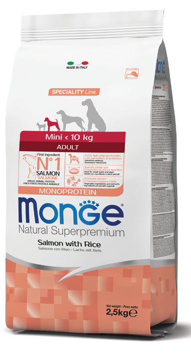Monge Natural Superpremium Mini Adult Monoprotein Lamb with Rice and Potatoes