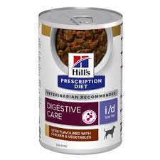 Hill's Prescription Diet I/D Digestive Care Low Fat Stoofpotje Blik - Hondenvoer - Kip Groente 354 g