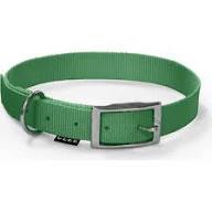 Glee Single Weave Dog Collar Dark Green 1x30cm