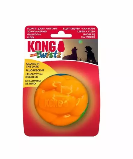 Kong Dog Toy Twistz High-Viz Ball Large