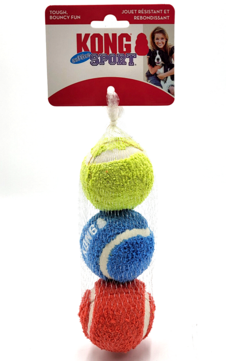 KONG Sport Softies Balls 3pk Assorted Medium