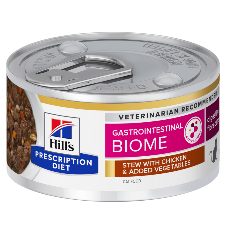 1.Hill's Prescription Diet Gastrointestinal Biome Stew for Cats with Chicken & Added Vegetables - 82g (1)
