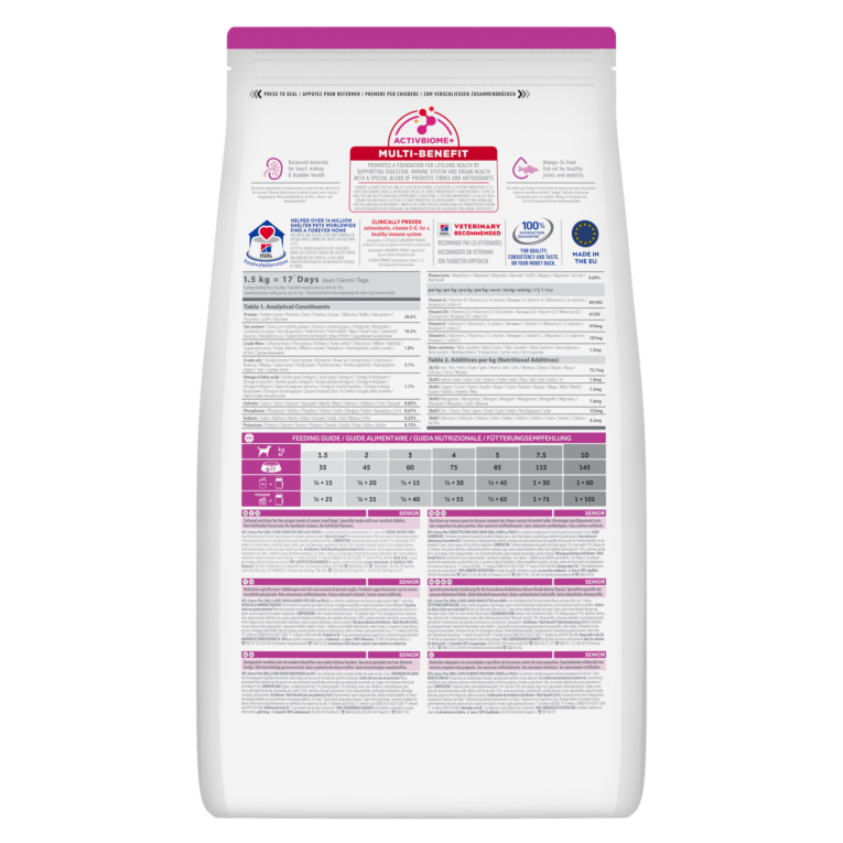 Hill's Science Plan Small & Mini Senior Dog Food with Chicken