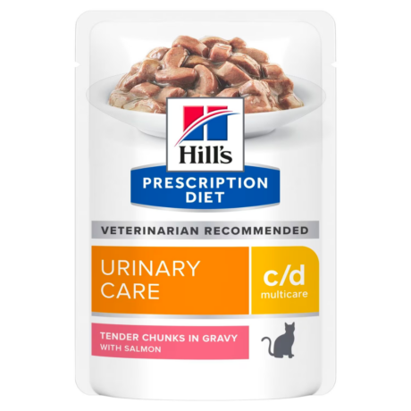 Hills Prescription Diet c/d Salmon Pouch 85g