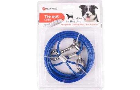 Tie out cable Blue
