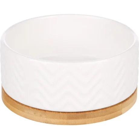 Feeding and drinking bowl Bianco Round White 16cm - 990ml