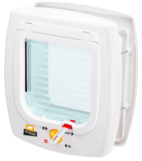 Ferplast - Swing 7 Magnetic Plastic Cat Flap Set