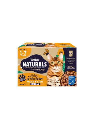 Webbox Naturals Fish & Meat in Jelly Wet Cat Food