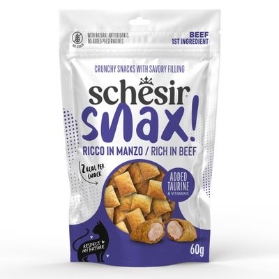 Schesir Snax! – Pillows with Beef 60g