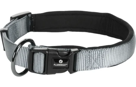 Flamingo Abbi Grey XXS Dog Collar