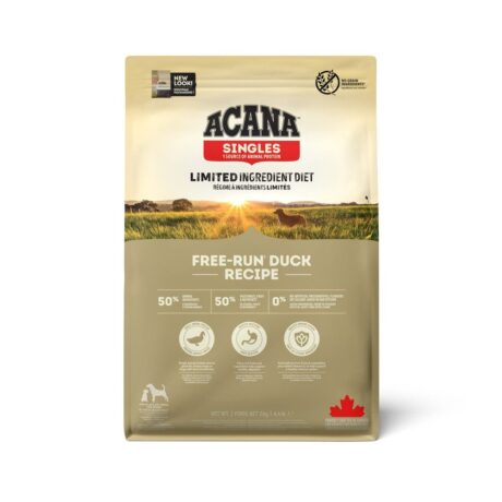ACANA Free-Run Duck Dog Food – Premium Dry Dog Food, 2kg