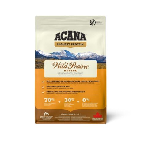 ACANA Wild Prairie Dog Food – Premium Dry Dog Food, 2kg