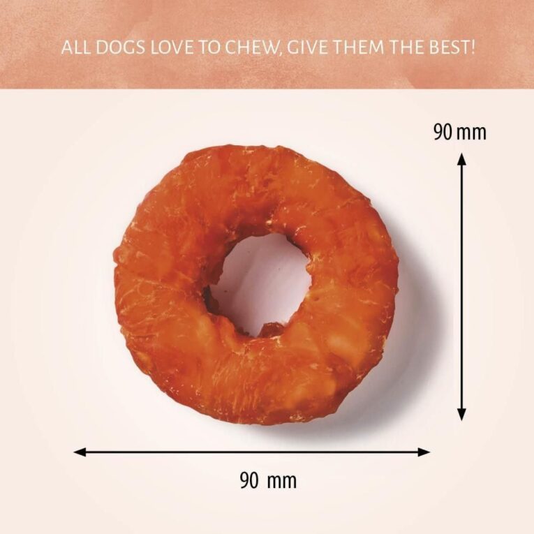 Antos Raw Hide White Chicken Donut angle 2