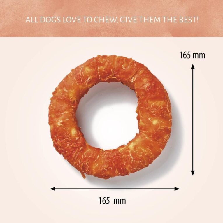 Antos Raw Hide White Chicken Ring angle 2