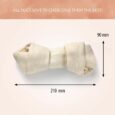 Antos Raw Hide White Knotted Bone angle 2