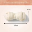 Antos Raw Hide White Knotted Bone angle 2