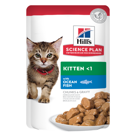 Hill's Science Plan Kitten Ocean Fish Pouch - packaging