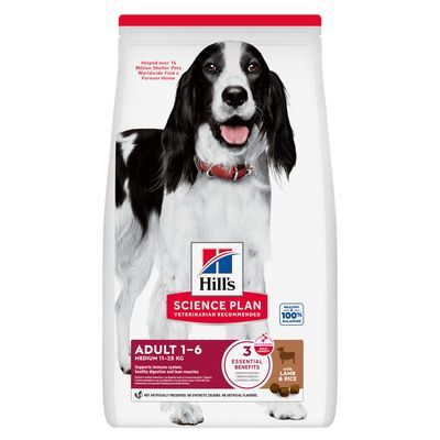 Hill's Science Plan Canine Adult Medium Lamb & Rice Dry Dog Food