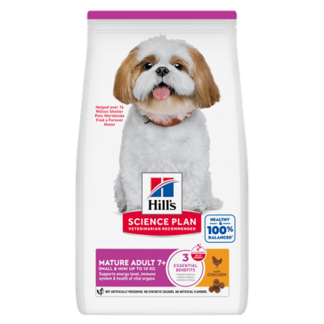 Hill's Science Plan Canine Mature Adult 7+ Small & Mini Dry Dog Food