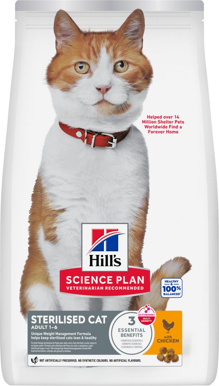 Hill's Science Plan Sterilised Cat Chicken Dry Food 3kg