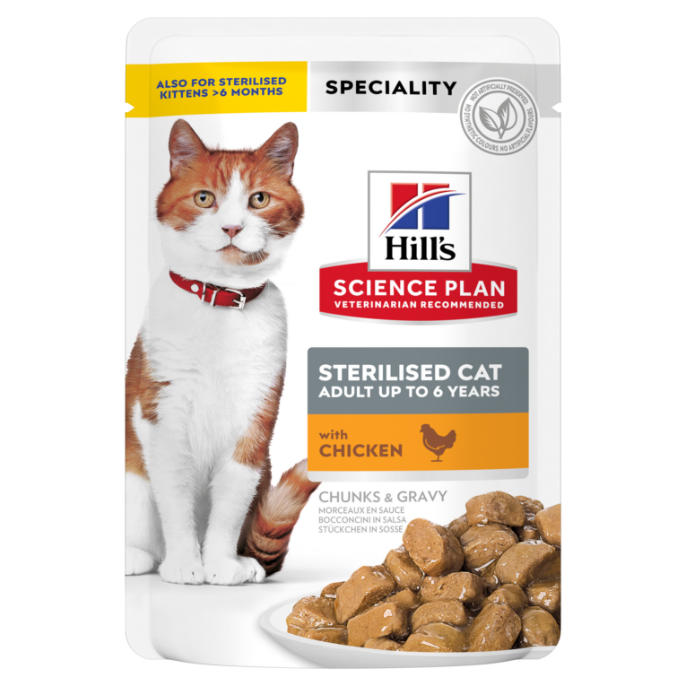 Hill's Science Plan Sterilised Cat Chicken Pouch