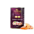 Nuevo Chicken and Shrimps Adult Cat Food 400g - alternate pack view