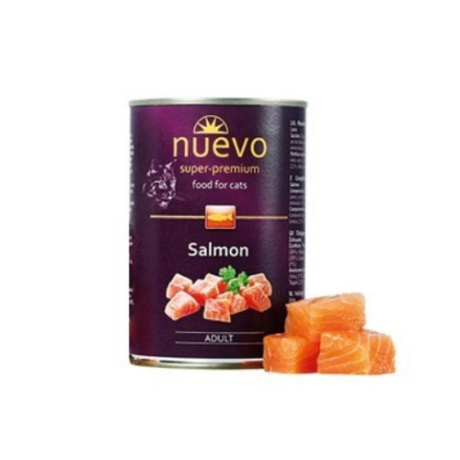 Nuevo Salmon Adult Cat Food 400g - alternate pack view