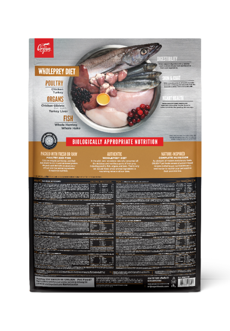 Orijen Original Cat Dry Food - pack angle 2