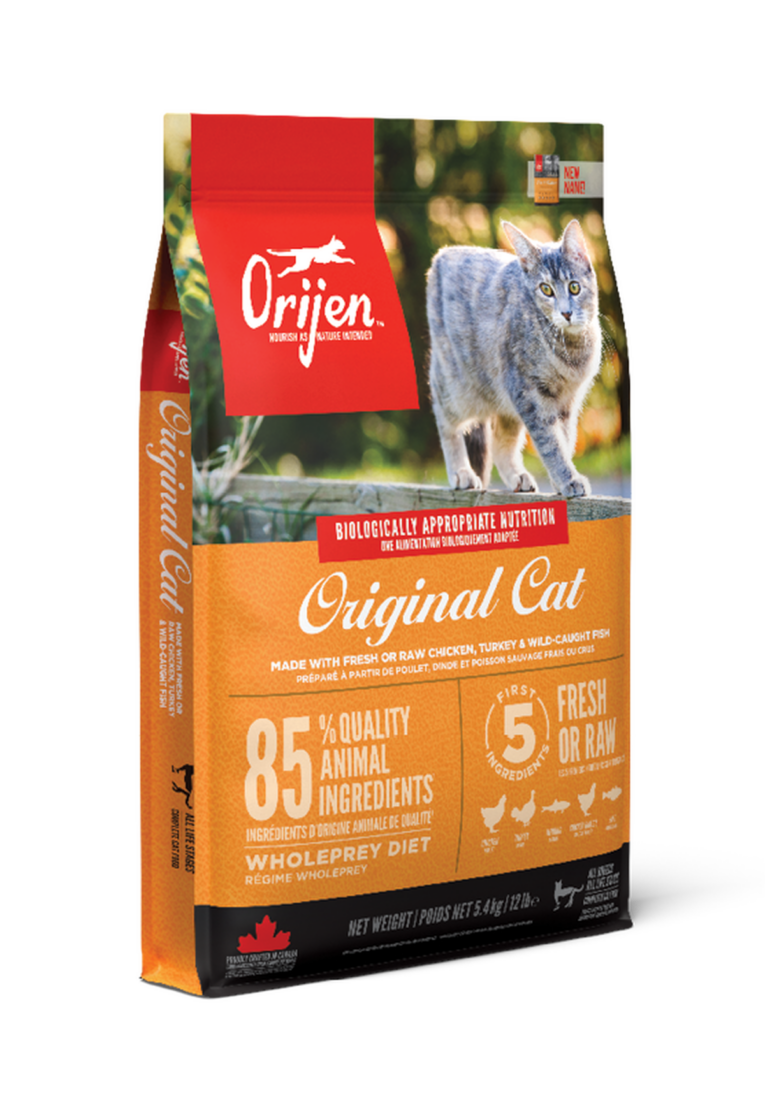 Orijen Original Cat Food 5.4kg - Angled Pack