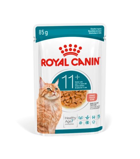 Royal Canin Ageing 11+/12+ Cat Food Pouch - Chunks in Gravy