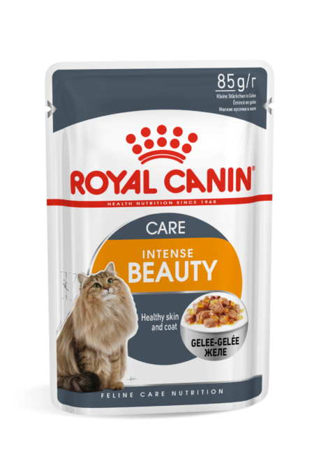 Royal Canin Intense Beauty Chunks in Jelly Cat Food 85g