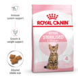Royal Canin Kitten Sterilised Dry Cat Food - Benefits and Kibble Detail