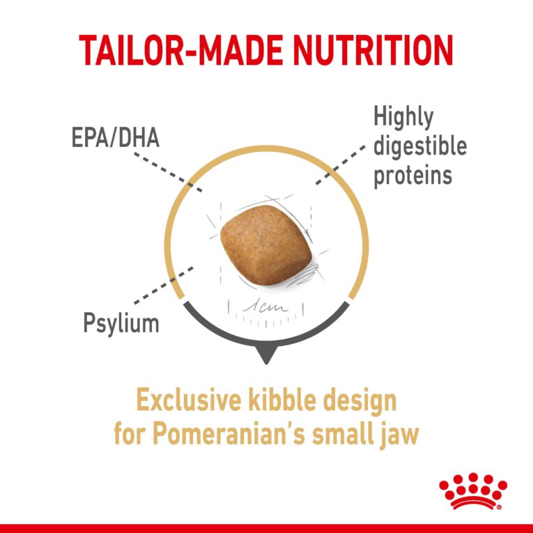 Royal Canin Pomeranian Adult Dog Food - Exclusive Kibble Design