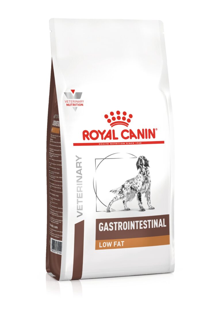 Royal Canin Veterinary Gastrointestinal Low Fat pack angled