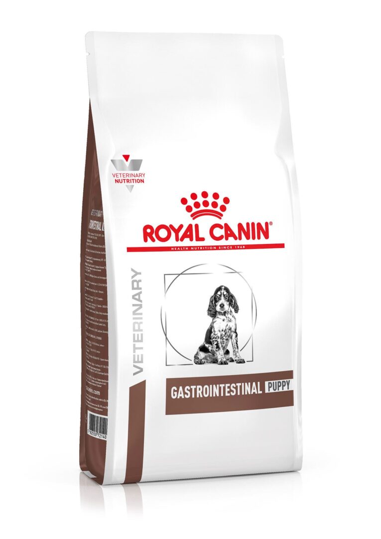 Royal Canin Veterinary Gastrointestinal Puppy pack angled