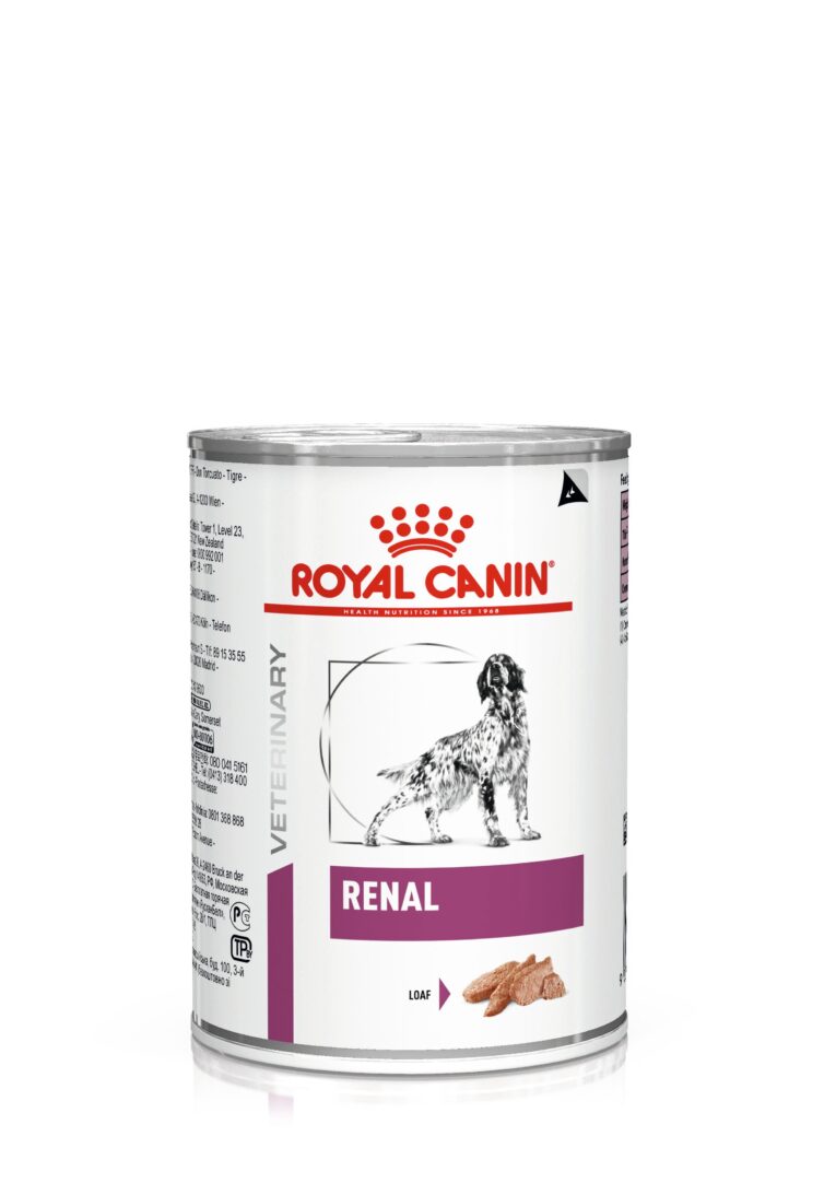 Royal Canin Veterinary Renal Wet Dog Food 410g - Alt Label Angle