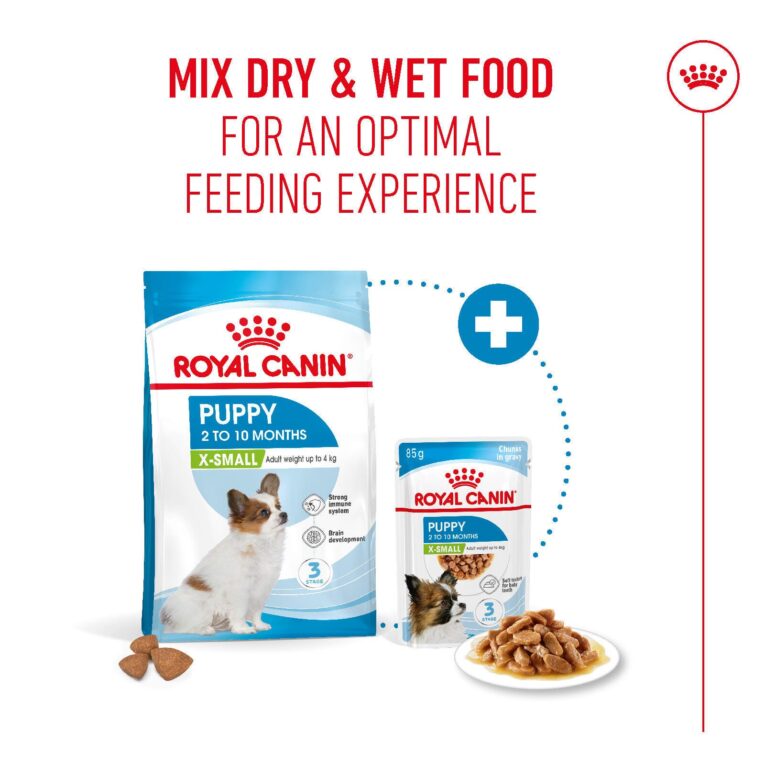 Royal Canin X-Small Puppy 1.5kg - Mix Dry and Wet Food