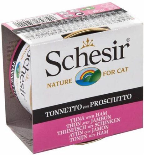 Schesir Cat Tuna with Ham in Jelly 85g